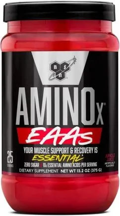 Амінокислота BSN Amino X EAA 375 г Сік джунглів (834266010806)