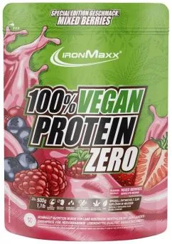 Протеин IronMaxx 100 % Vegan Protein Zero 500 г Ягоды (4260639150477)