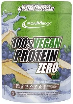 Протеин IronMaxx 100 % Vegan Protein Zero 500 г Черничный чизкейк (4260648131771)