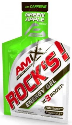 Ізотонік Amix Performance Amix Rock´s Gel with caffeine 1/20 32 г зелене яблуко (8594159537682)
