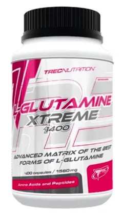 Амінокислотний комплекс Trec Nutrition L-Glutamine Xtreme 1400 400 капсул (5901828344985)