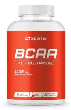 Амінокислота Sporter BCAA + Glutamine 180 капс (4820249721087)
