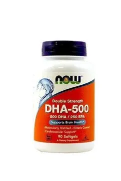 Витамины Now Foods Omega-3 DHA-500 90 софт гель