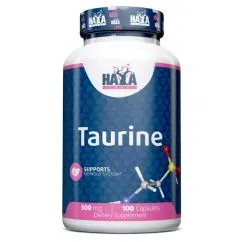 Аминокислота Haya Labs Taurine 500 мг 100 капсул (853809007745)