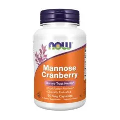 Натуральна добавка Now Foods Mannose Cranberry 90 veg caps (733739028143)