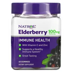 Натуральная добавка Natrol Elderberry (Immune Health) 60 марм 09/2022 (47469077594)