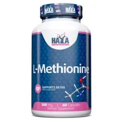 Аминокислота Haya Labs L-Methionine 500 мг 60 капсул (854822007620)