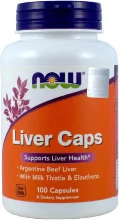 Натуральная добавка Now Foods Liver Caps 100 капс (733739024329)