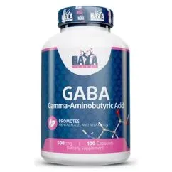 Аминокислота Haya Labs Gaba 500 мг 100 капсул (853809007202)