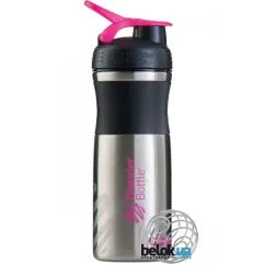 Шейкер Blender Bottle Stainless Steel з кулькою 820 мл Steel Pink (847280024162)