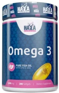 Витамины Haya Labs Omega 3 1000mg 200 софт гель (854822007200)