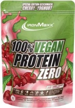 Протеїн IronMaxx 100% Vegan Protein Zero 500 г Вишневий йогурт (4260639151030)