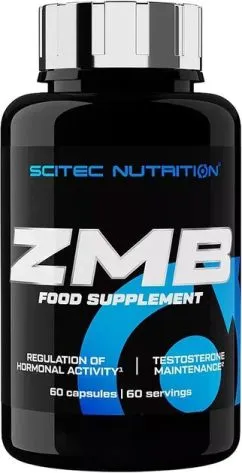 Тестостероновий бустер Scitec Nutrition ZMB6 60 капсул (5999100028739)