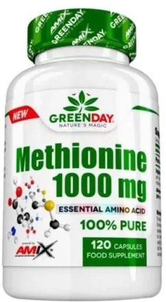 Натуральная добавка Amix GreenDay Methionine 1000 мг 120 капсул (8594060004891)