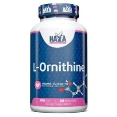 Амінокислота Haya Labs L-Ornithine 500 мг 60 капсул (858047007267)