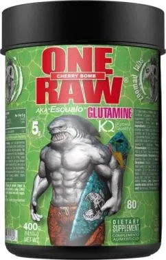 Аминокислота Zoomad Labs Raw One Glutamine 400 г Вишня (8436551611624)