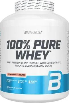 Протеин Biotech 100% Pure Whey 2270 г Клубника (5999076222070)