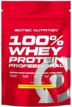 Протеин Scitec Nutrition 100% Whey Protein Prof 500 г Lemon-cheesecake (5999100005570)