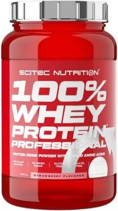 Протеин Scitec Nutrition 100% Whey Protein Prof 920 г Strawberry (5999100005303)