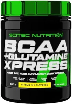 Амінокислота Scitec Nutrition BCAA+Glutamine Xpress 300 г Citrus mix (5999100009035)