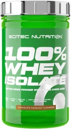 Протеин Scitec Nutrition 100% Whey Isolate 700 г Choco-hazelnut (5999100007567)