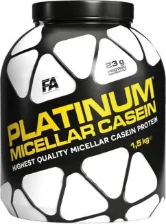 Протеїн Fitness Authority Platinum Micellar Casein 1.5 кг Полуниця (5902448254500)