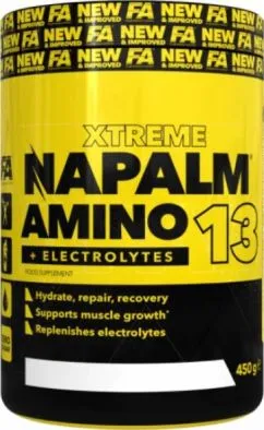 Амінокислота Fitness Authority Napalm Amino13 450 г Манго-лимон (5902448247977)