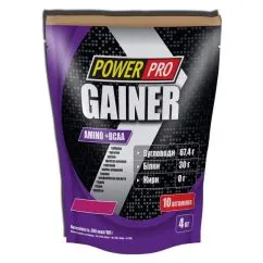 Гейнер Power Pro Gainer 4 кг банан (4820214004139)