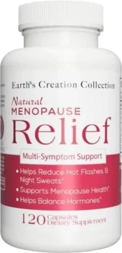 Натуральна добавка Earth's Creation Menopause Relief 120 капс (608786005075)