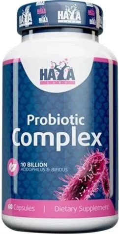 Пробиотик Haya Labs 10 Billion Acidophilus & Bifidus Probiotic Complex - 60 капс (854822007361)