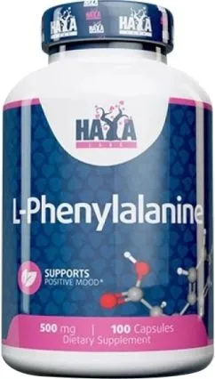 Аминокислота Haya Labs L-Phenylalanine 500 мг 100 капсул (858047007557)