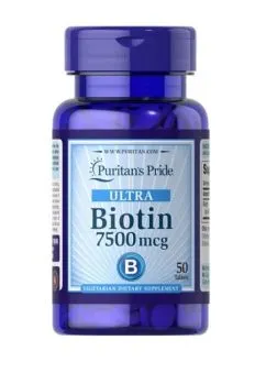 Витамины Puritan's Pride Biotin 7500 мкг 50 таб
