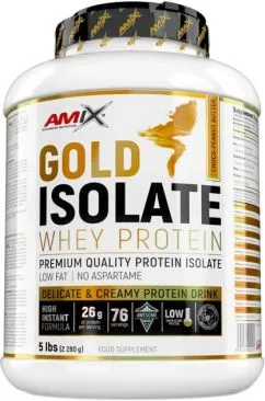 Протеин Amix Gold Isolate Whey Protein 2280 г Ананасово-кокосовый сок (8594060008998)
