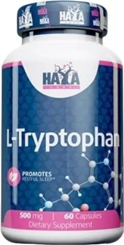 Аминокислота Haya Labs L-Tryptophan 500 мг 60 капсул (853809007929)