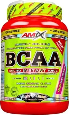 Амінокислота Amix BCAA Micro Instant Juice 800 г + 200 г Фруктовий пунш (8594060004099)