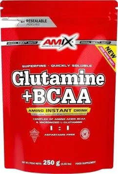 Аминокислота Amix L-Glutamine + BCAA 250 г Манго (8594060008622)
