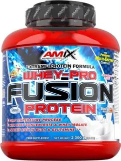 Протеин Amix Whey-Pro Fusion 2300 г Клубника (8594159532892)