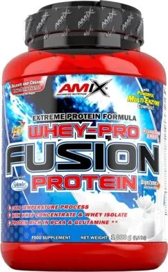 Протеїн Amix Whey-Pro Fusion 1000 г Піна колада (8594159533004)