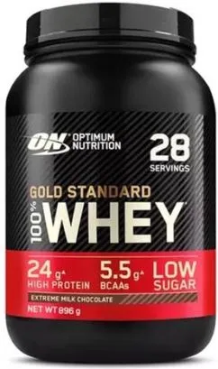 Протеин Optimum Nutrition Gold Standard 100% Whey 896 г Extreme Milk Chocolate (748927024135)