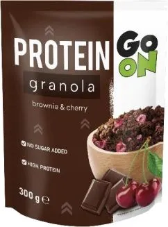 Замінник харчування GO ON Nutrition Granola Gold Brownie Cherry 300 г (5900617042255)