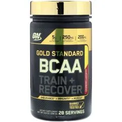 Амінокислота Optimum Nutrition Gold Standard BCAA Cran 280 г Strawberry Kiwi (748927054712)