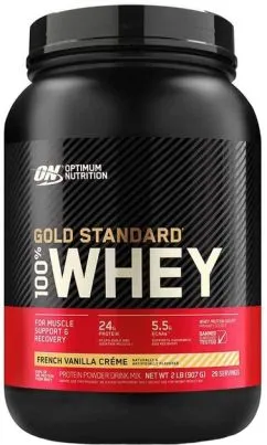Протеїн Optimum Nutrition 100% Whey Gold Standard 909 г Vanilla ice creme (748927028652)