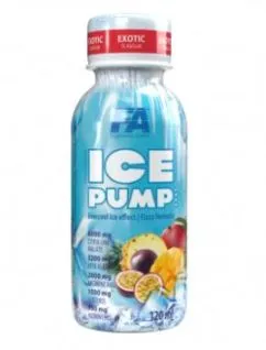 Передтренувальний комплекс Fitness Authority Ice Pump Juice Shot 120 мл екзотичний 1/12 (5902448266244)