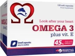 Витамины Olimp Omega 3 (45%) + vit E 120 капс (5901330032776)