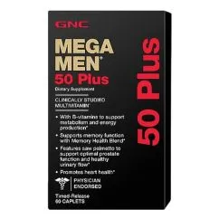 Вітаміни GNC MEGA MEN 50 PLUS 60 капс (48107155018)