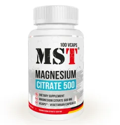 Мінерали MST Magnesium Citrate 500 100Vcaps (4260641161256)