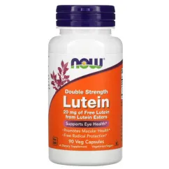Натуральна добавка Now Foods Lutein (Esters) 20 мг 90 веган капс 08/2023 (733739030696)