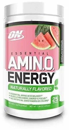 Аминокислота Optimum Nutrition Essential Amino Energy Natural Flavor 225 г Watermelon (748927056099)