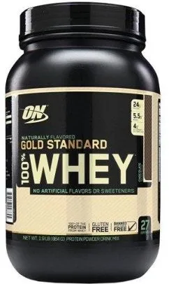 Протеїн Optimum Nutrition 100% Natural Whey Gold 909 г Chocolate (748927053029)