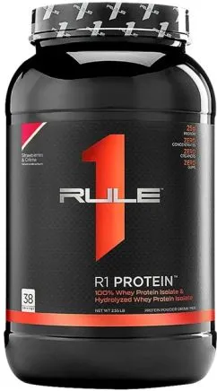 Протеин R1 (Rule One) R1 Protein 900 г Клубника и крем (196671004024)